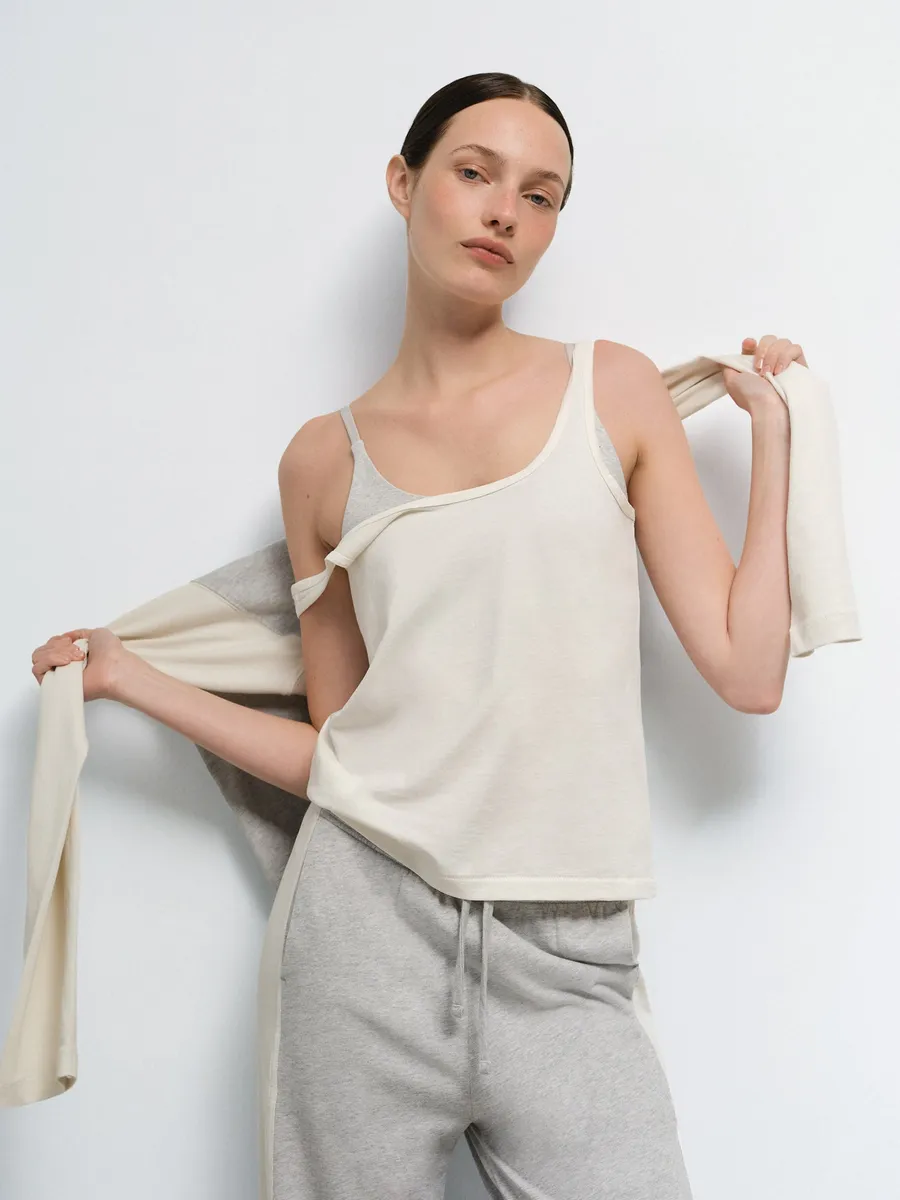 Organic Pima Layering Tank 2