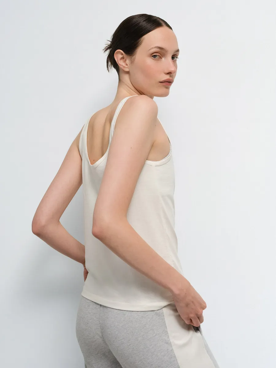 Organic Pima Layering Tank 3