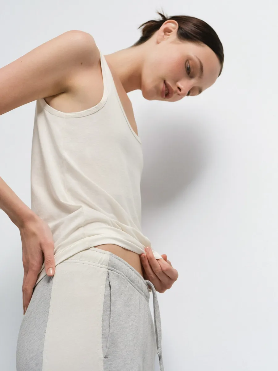 Organic Pima Layering Tank 6