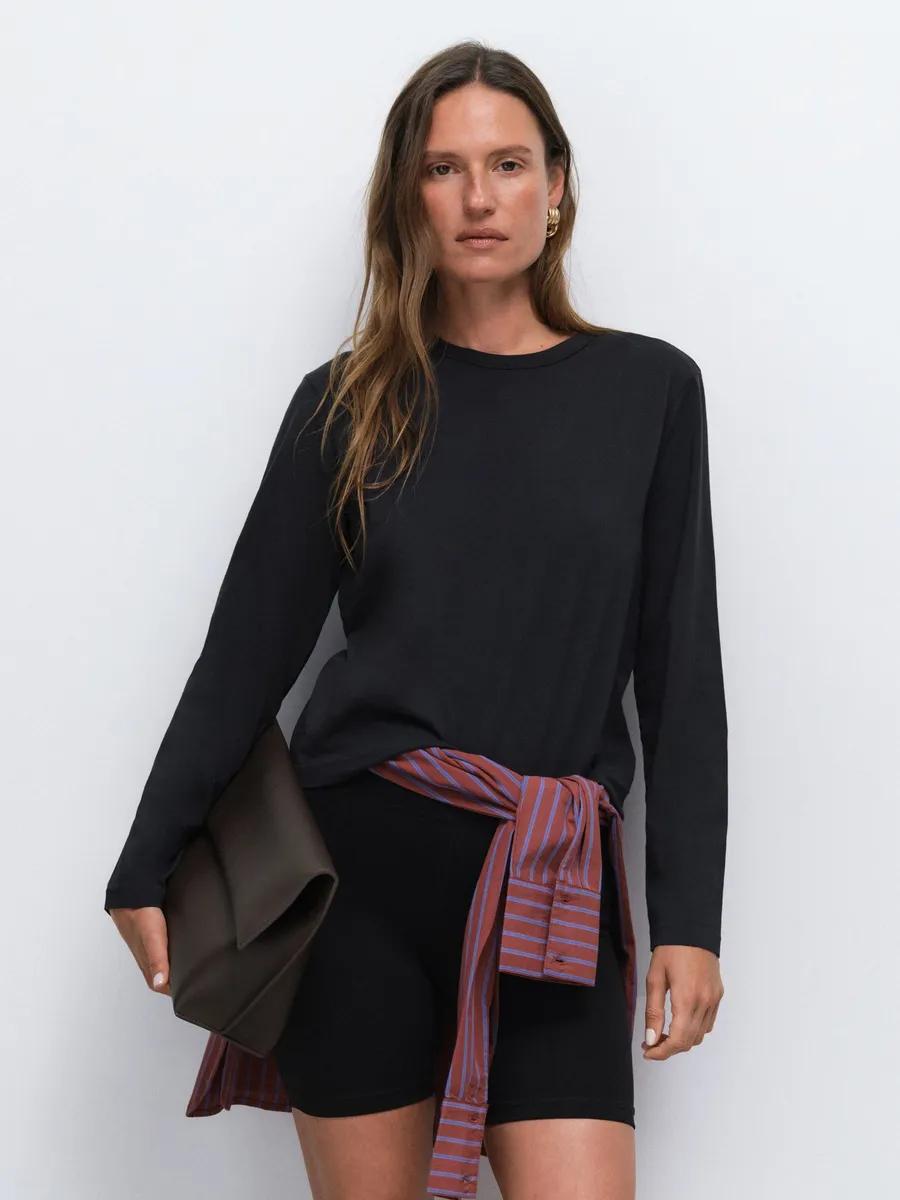 Organic Pima Long Sleeve Tee 2