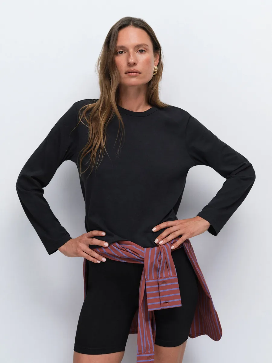 Organic Pima Long Sleeve Tee 5