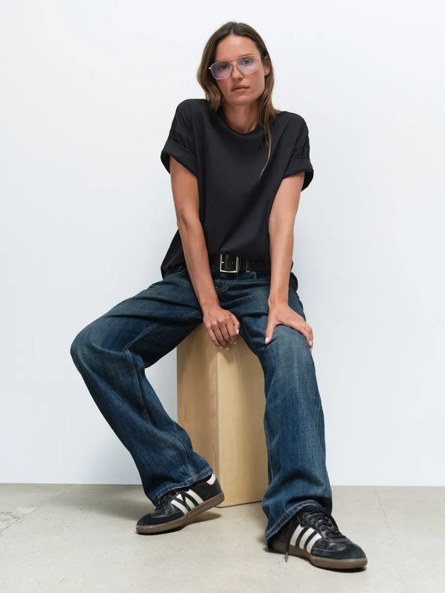 Organic Pima Oversized Tee 4