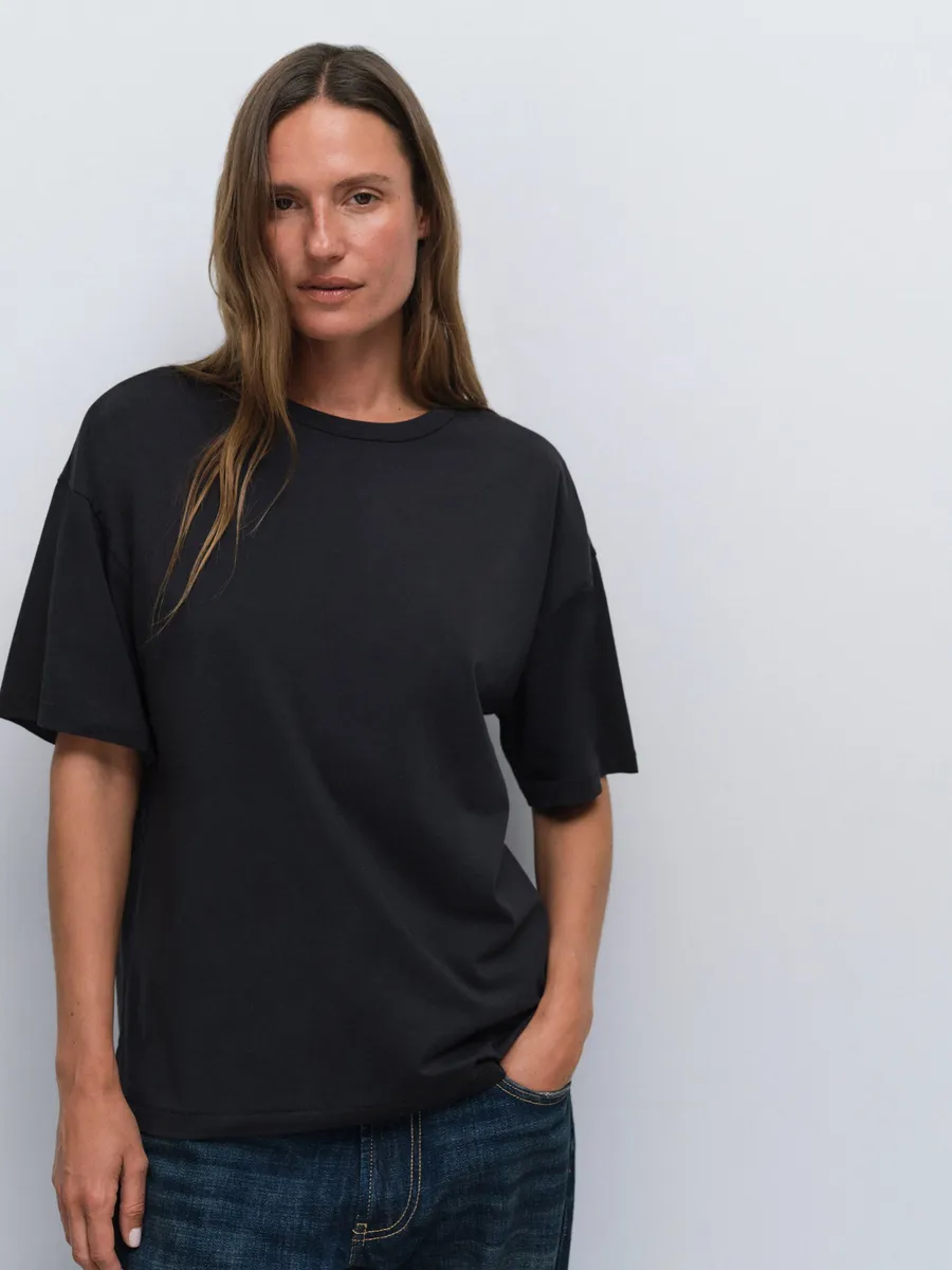 Organic Pima Oversized Tee 5