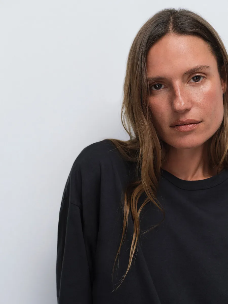 Organic Pima Oversized Tee 6