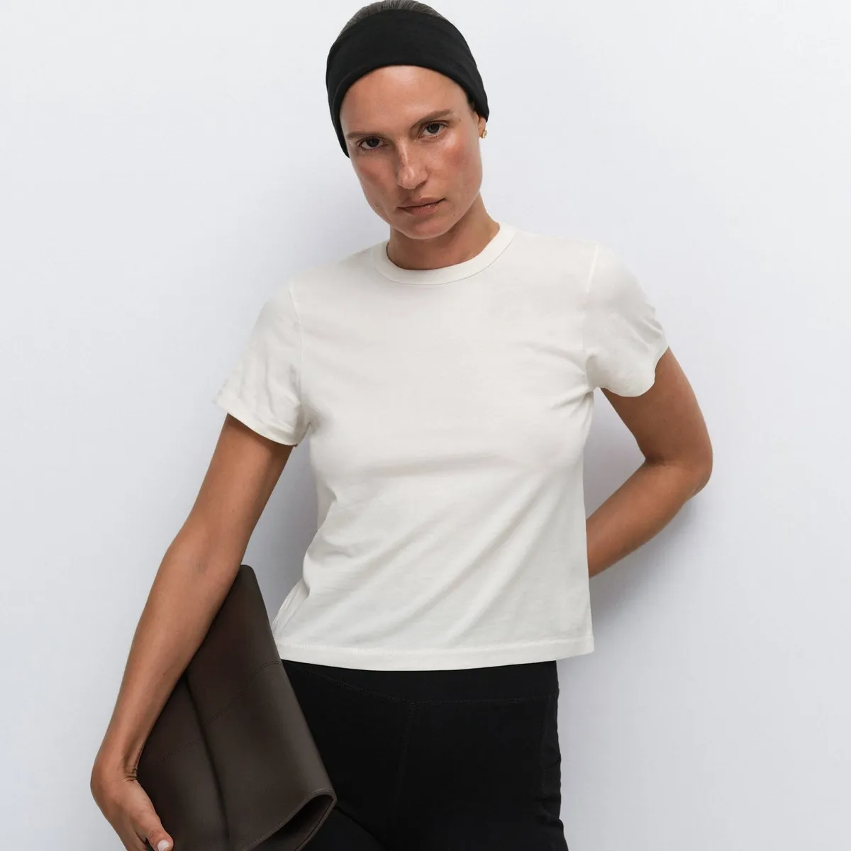 Organic Pima Shrunken Tee