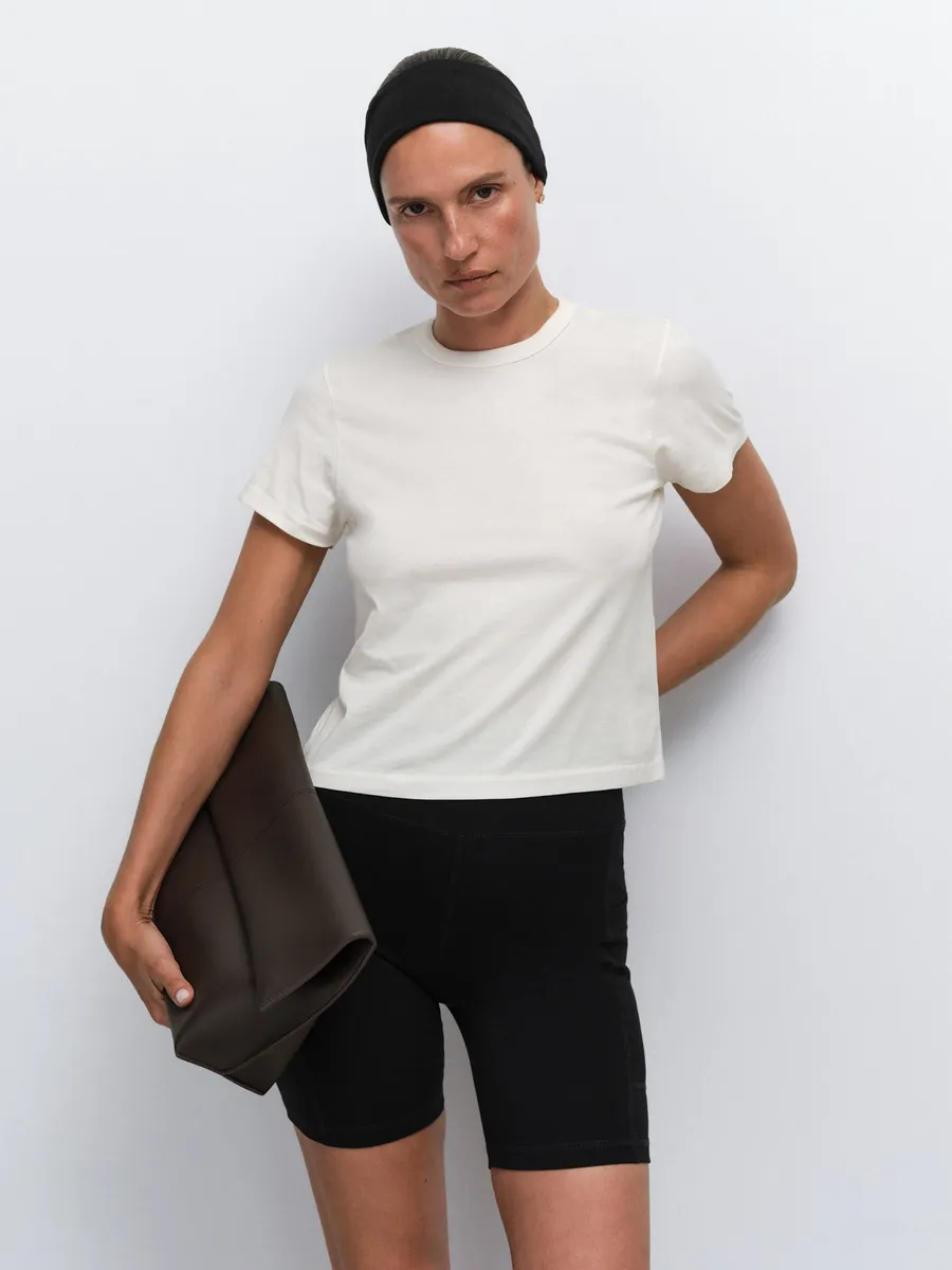 Organic Pima Shrunken Tee 2