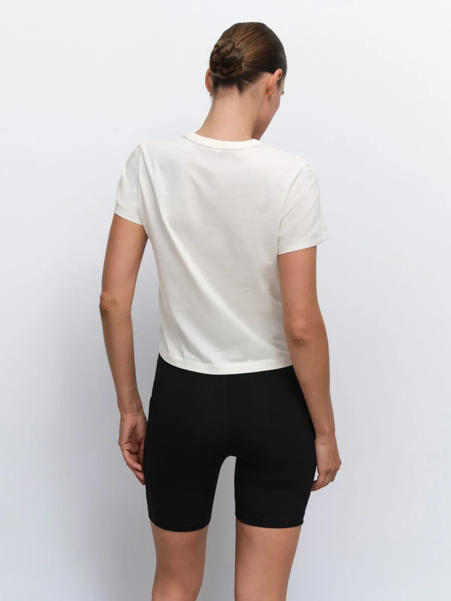 Organic Pima Shrunken Tee 3