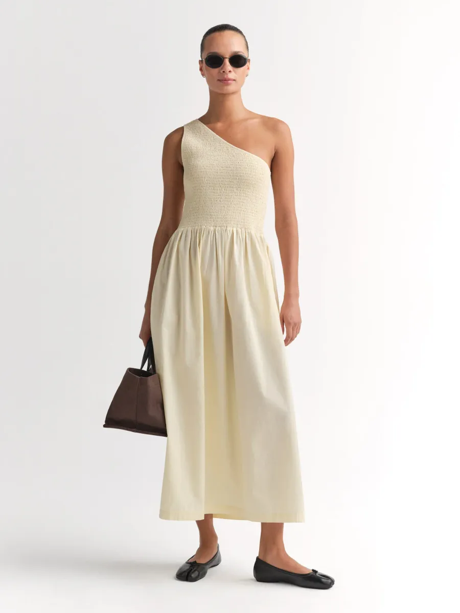 Organic Poplin Asymmetrical Dress 2