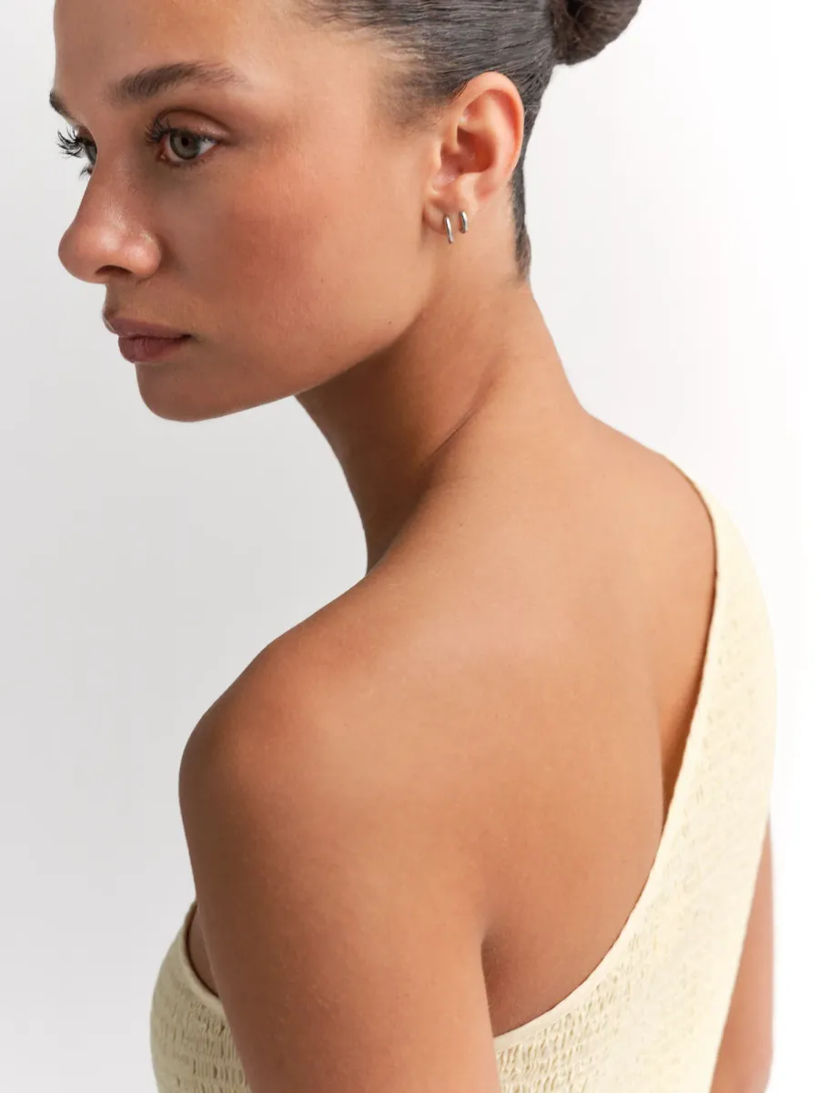 Organic Poplin Asymmetrical Dress 4