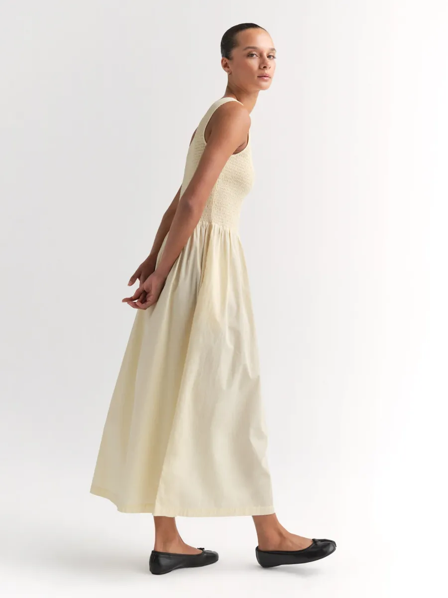 Organic Poplin Asymmetrical Dress 5