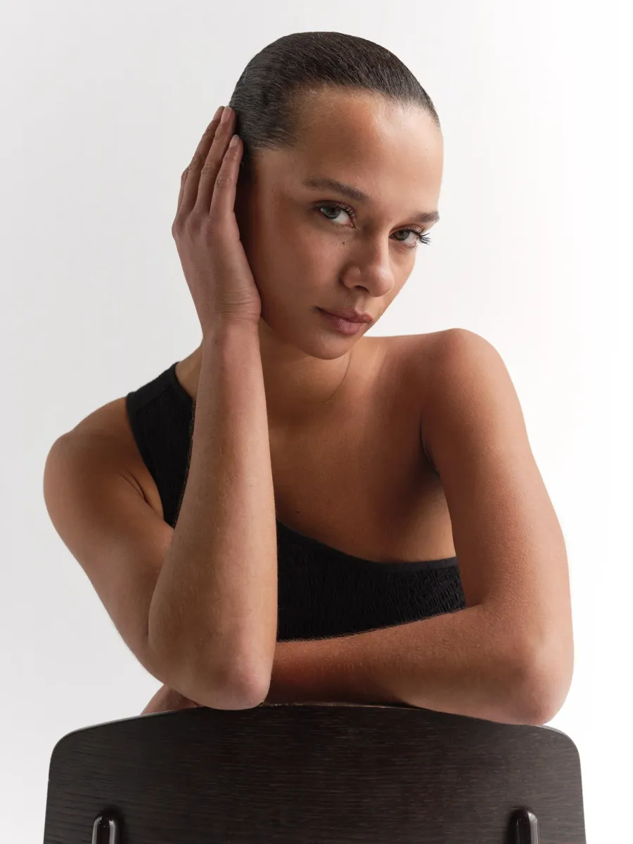 Organic Poplin Asymmetrical Dress 3