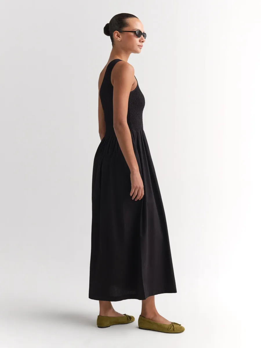 Organic Poplin Asymmetrical Dress 4
