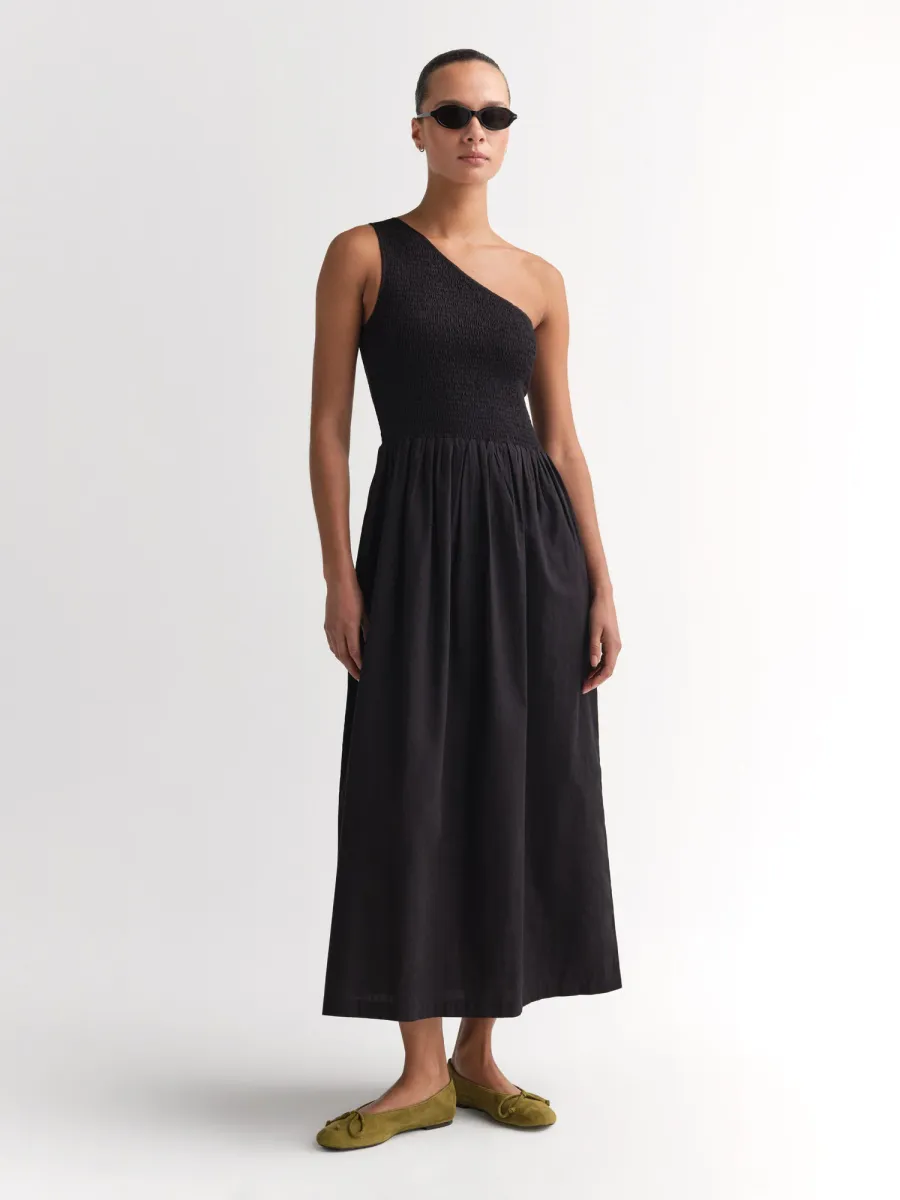 Organic Poplin Asymmetrical Dress 7
