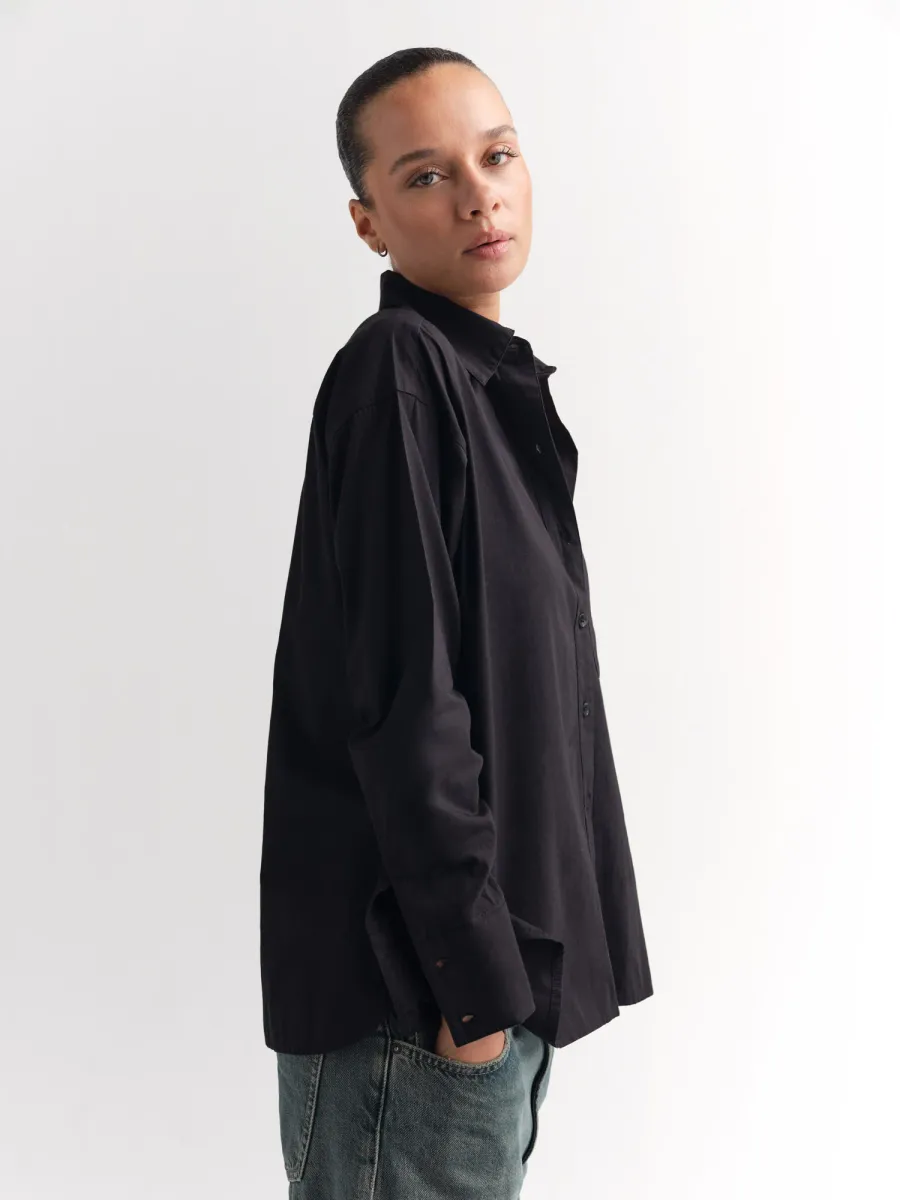 Organic Poplin Long Sleeve Button Down 5