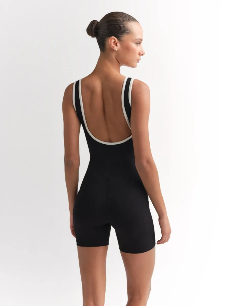 Organic Stretch Contrast Unitard 5