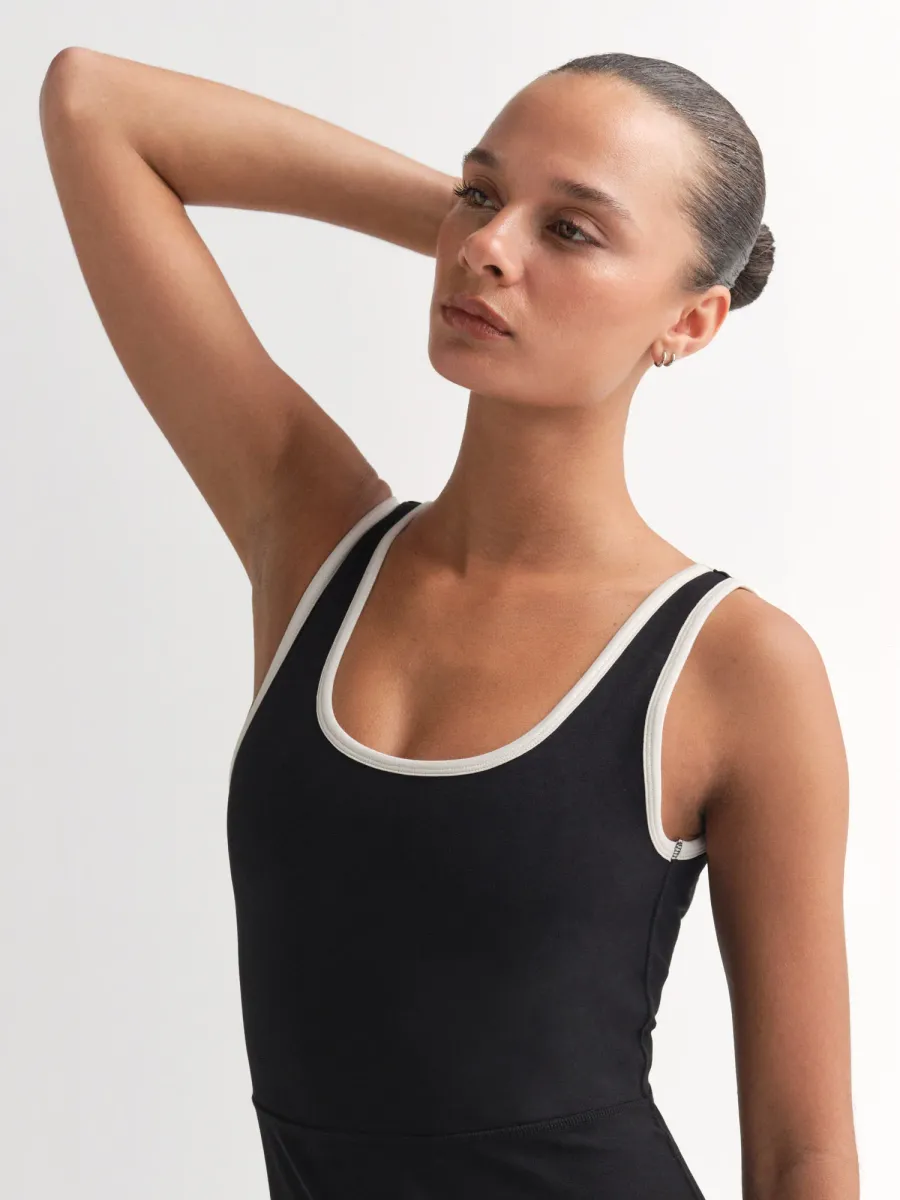 Organic Stretch Contrast Unitard 6