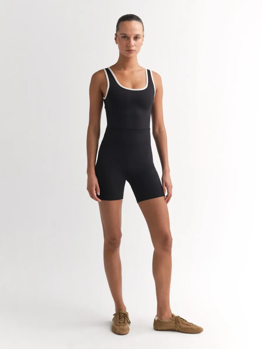 Organic Stretch Contrast Unitard 7