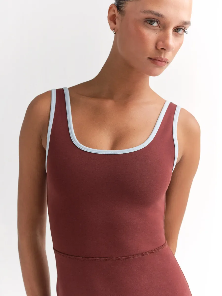Organic Stretch Contrast Unitard 3