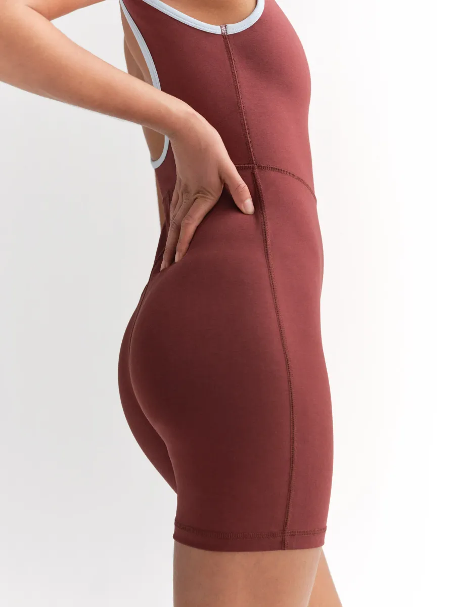 Organic Stretch Contrast Unitard 6