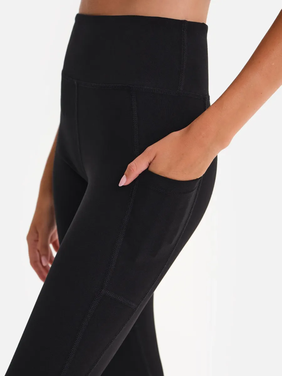 Organic Stretch Midi Legging with Pockets 3