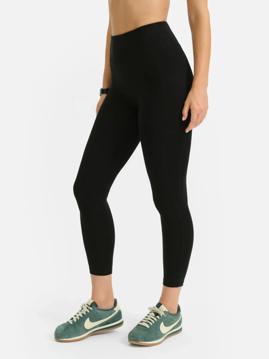 Organic Stretch Midi Legging with Pockets 4