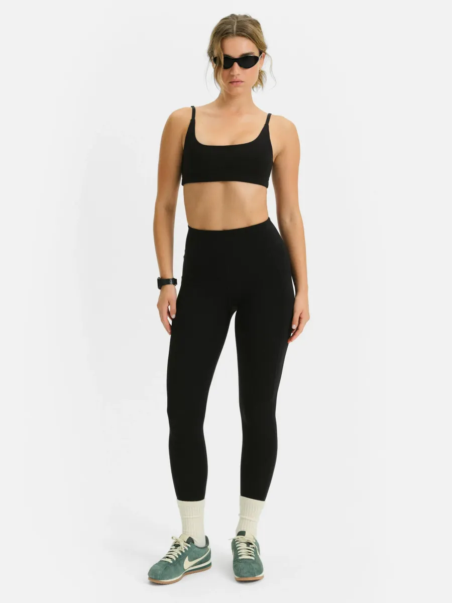 Organic Stretch Midi Legging with Pockets 7