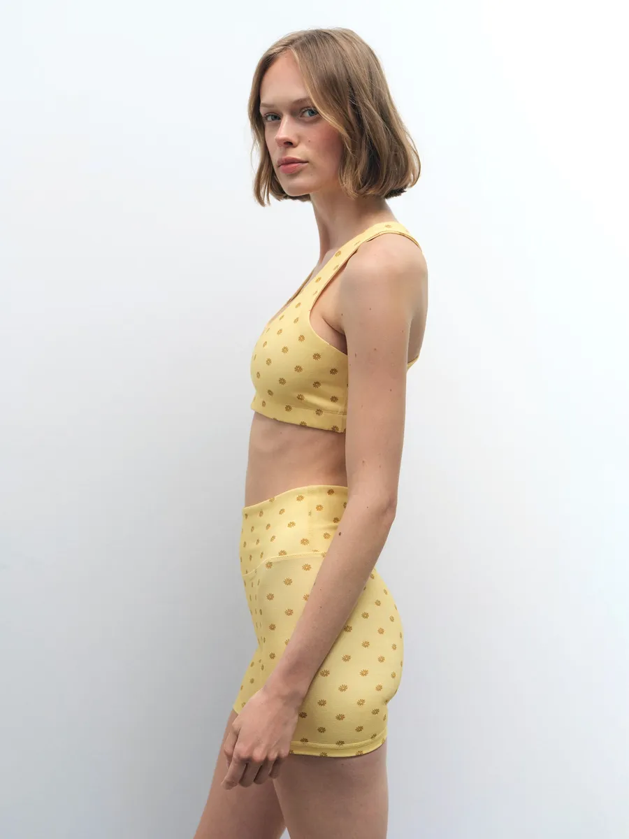 Organic Stretch Printed Sports Bra 5