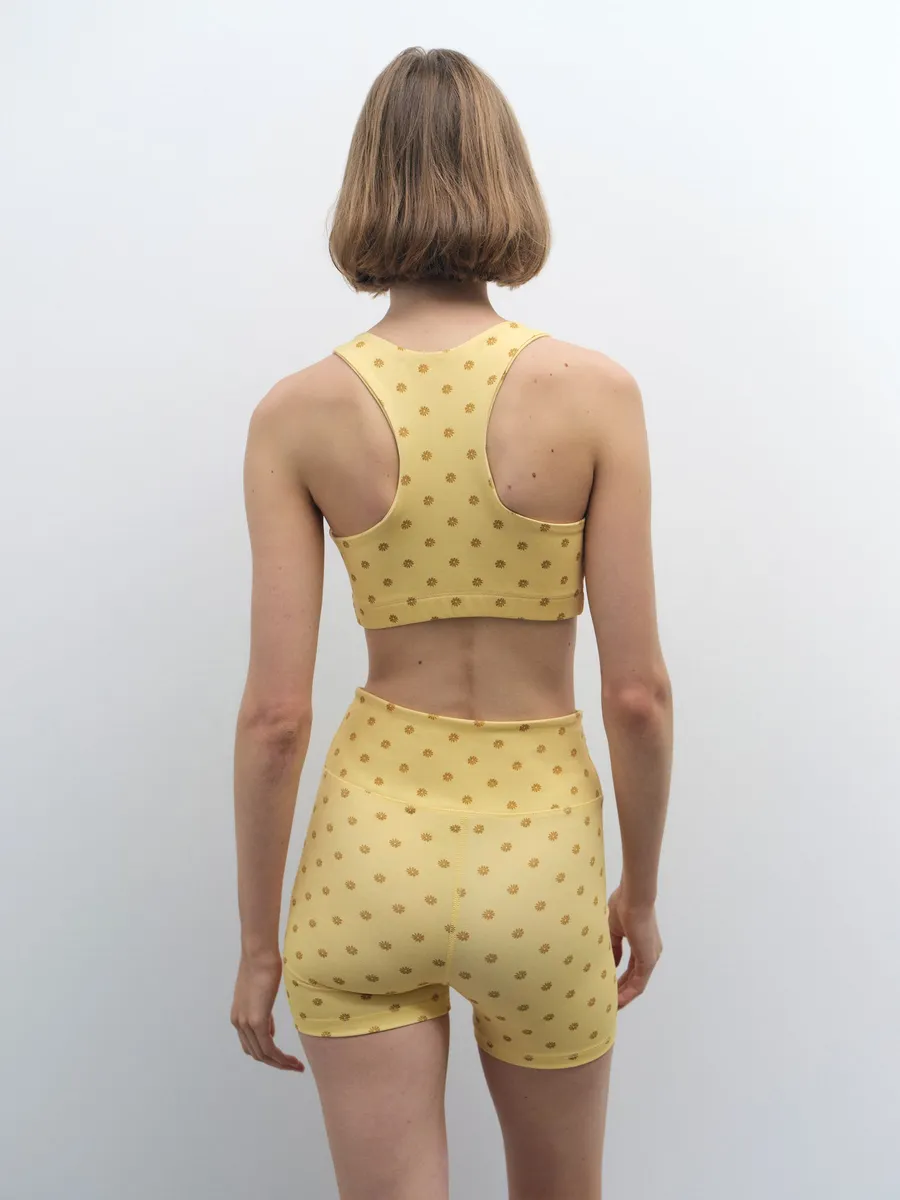 Organic Stretch Printed Sports Bra 6