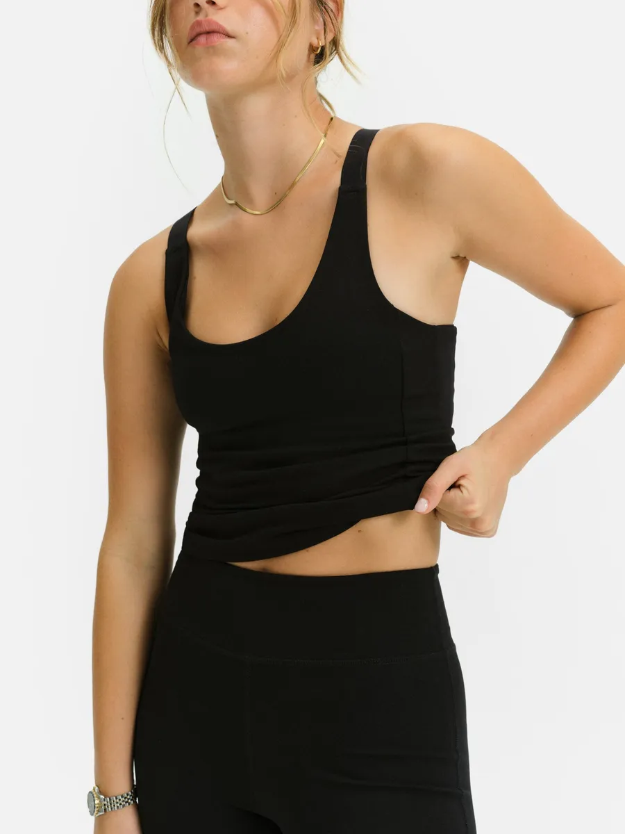 Organic Stretch U-Neck Tank 3