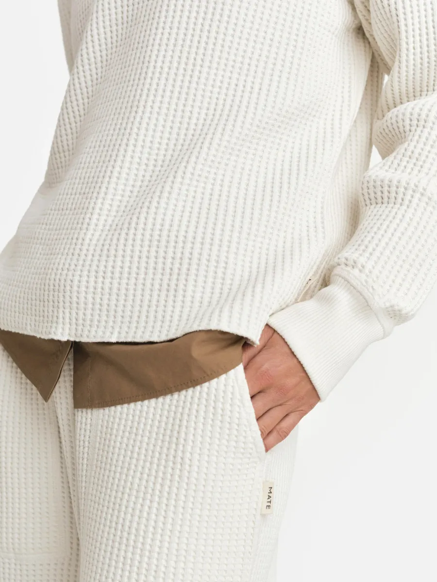 Organic Waffle Crew Top 3