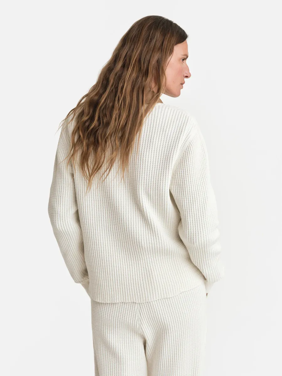 Organic Waffle Crew Top 5