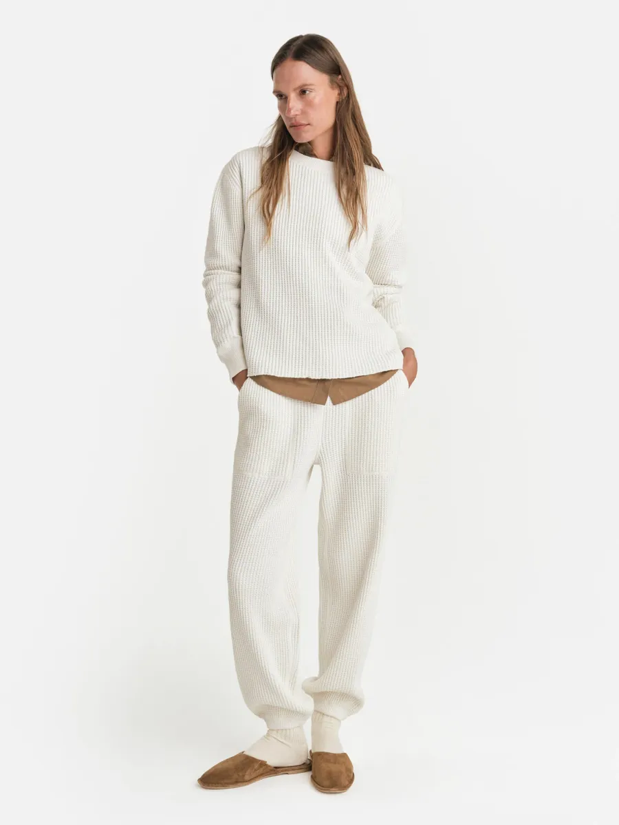 Organic Waffle Crew Top 7