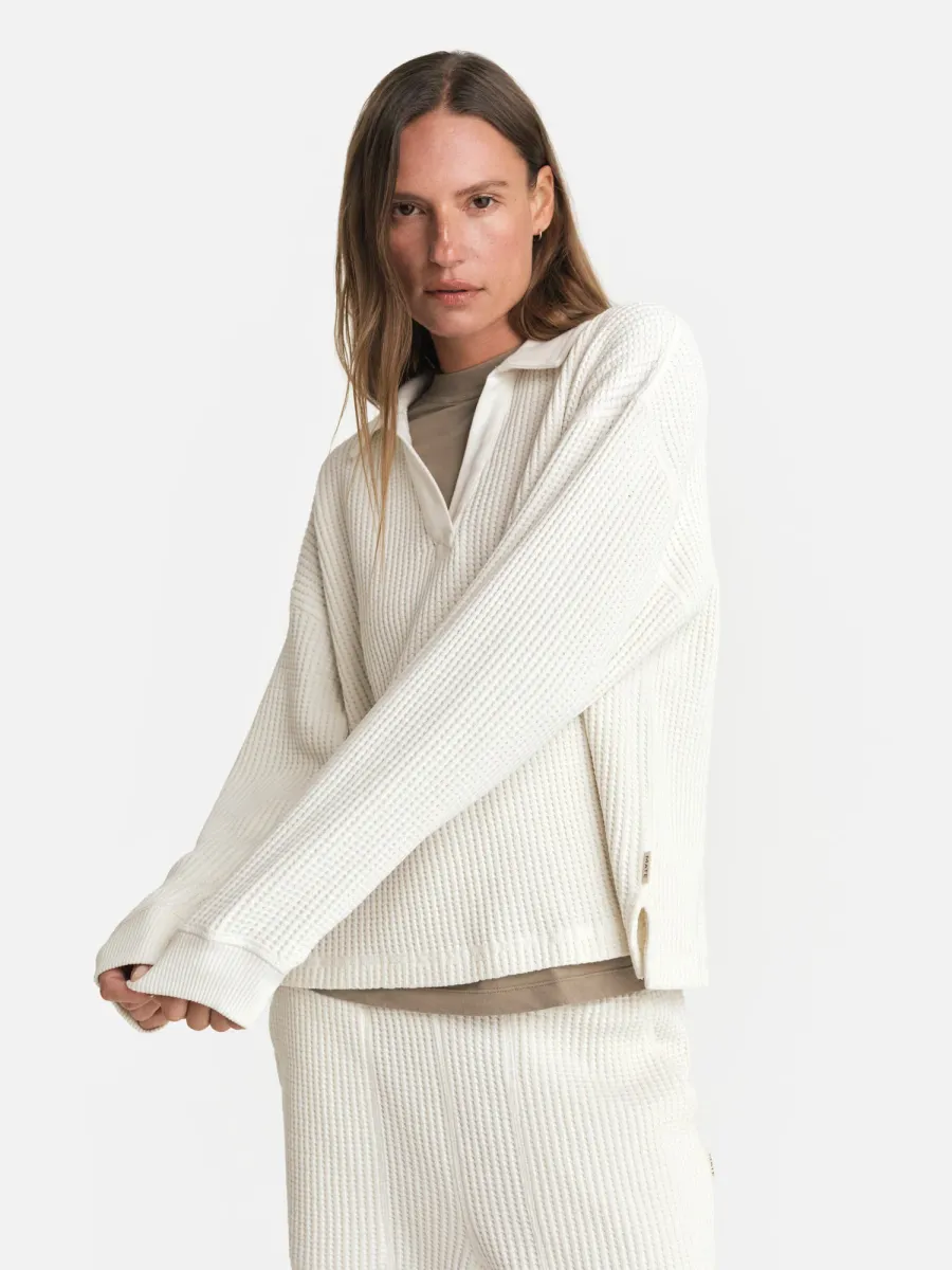 Organic Waffle Polo 2