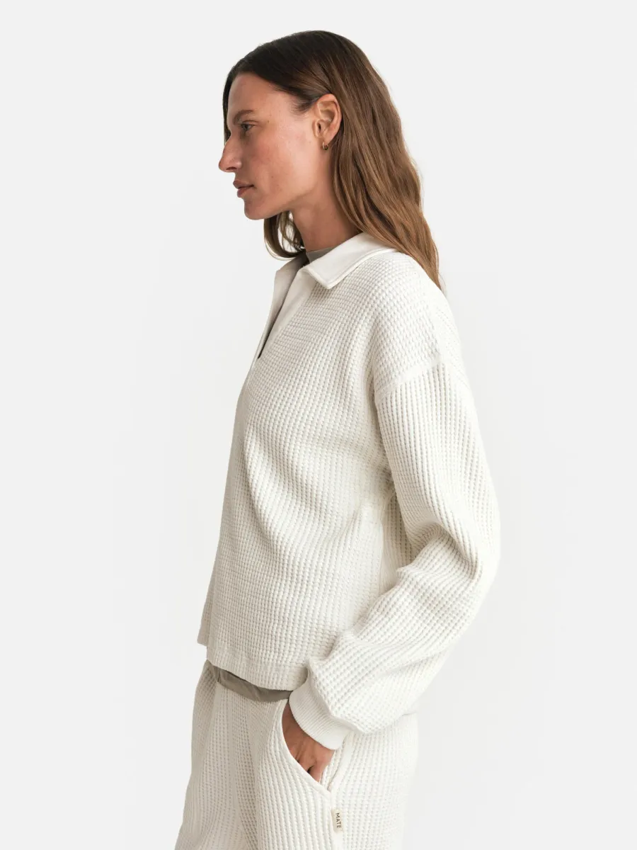 Organic Waffle Polo 4