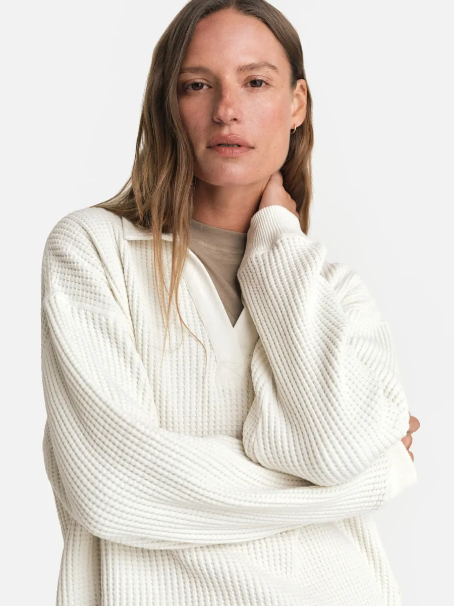 Organic Waffle Polo 6