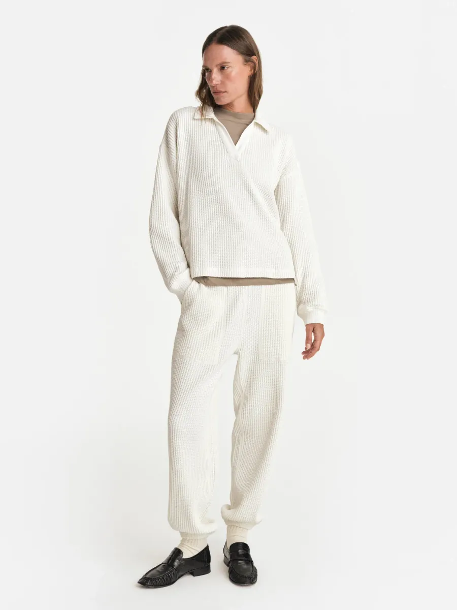 Organic Waffle Polo 7