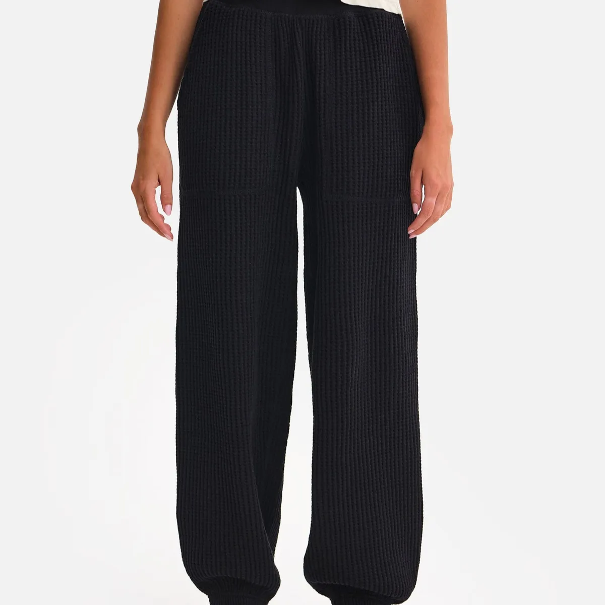 Organic Waffle Sweatpant 1