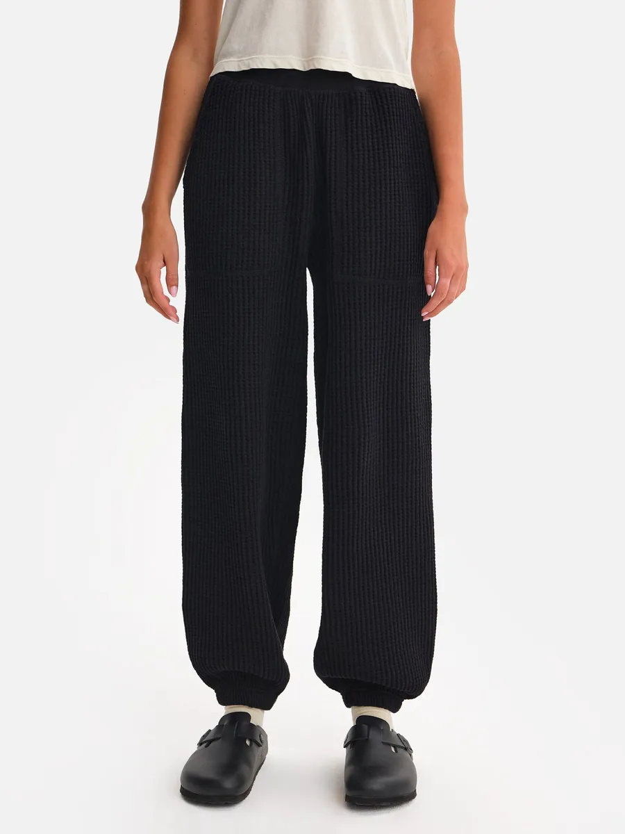 Organic Waffle Sweatpant 1 2