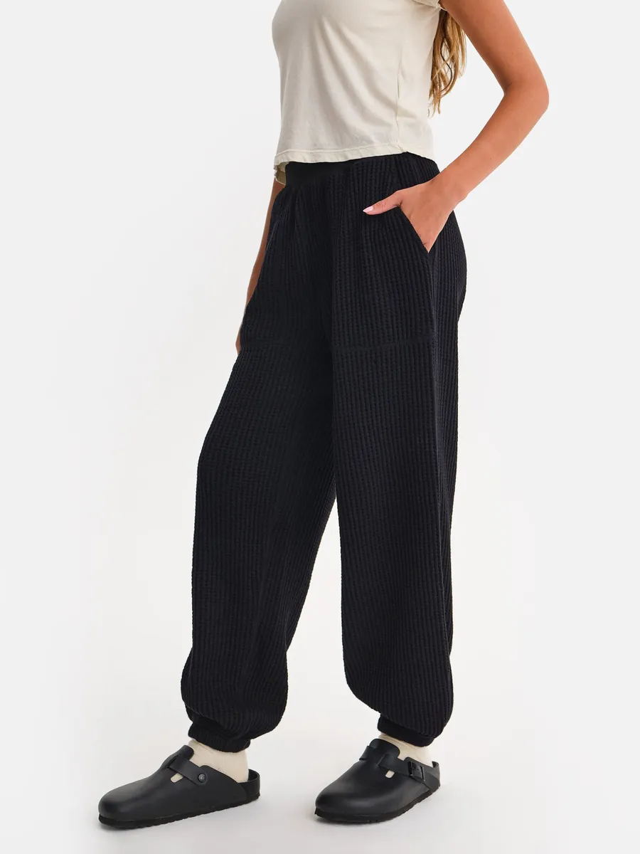 Organic Waffle Sweatpant 1 4