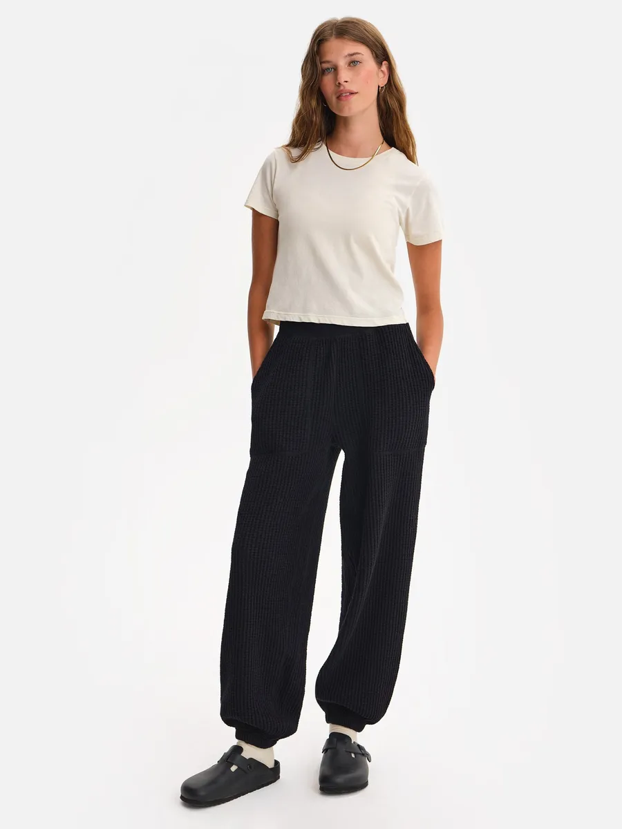 Organic Waffle Sweatpant 1 7