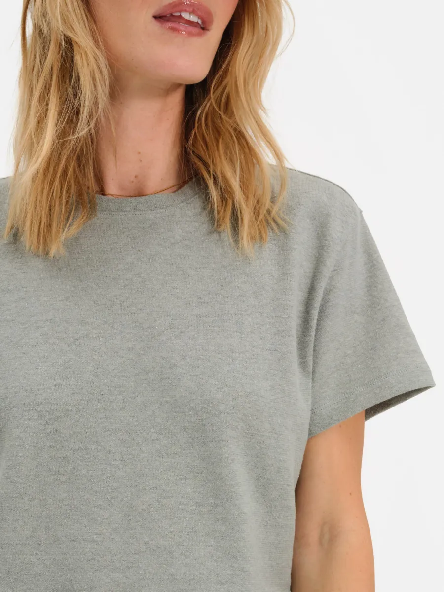 Regenerative Hemp Relaxed Crop Tee 4