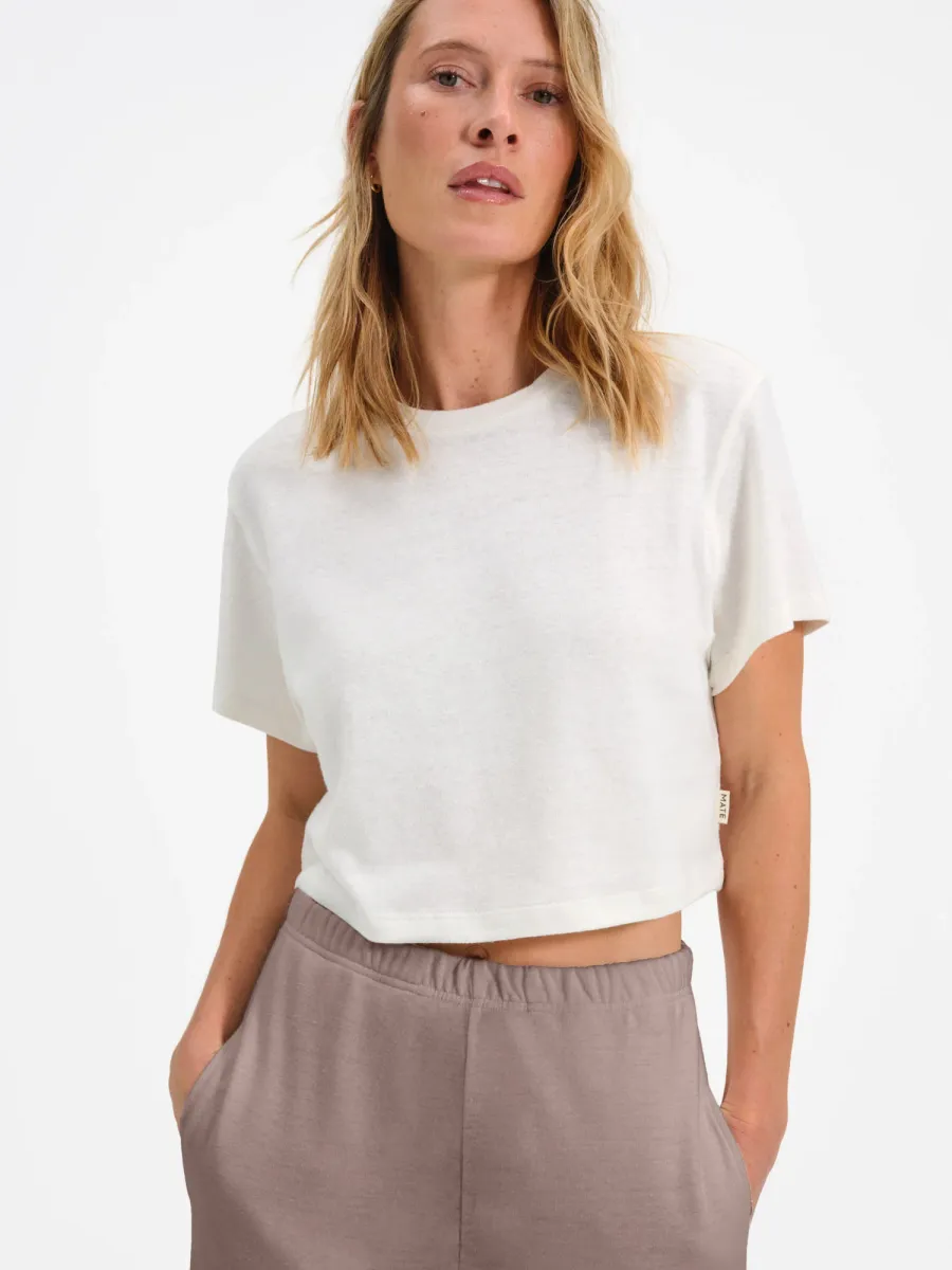Regenerative Hemp Relaxed Crop Tee 2