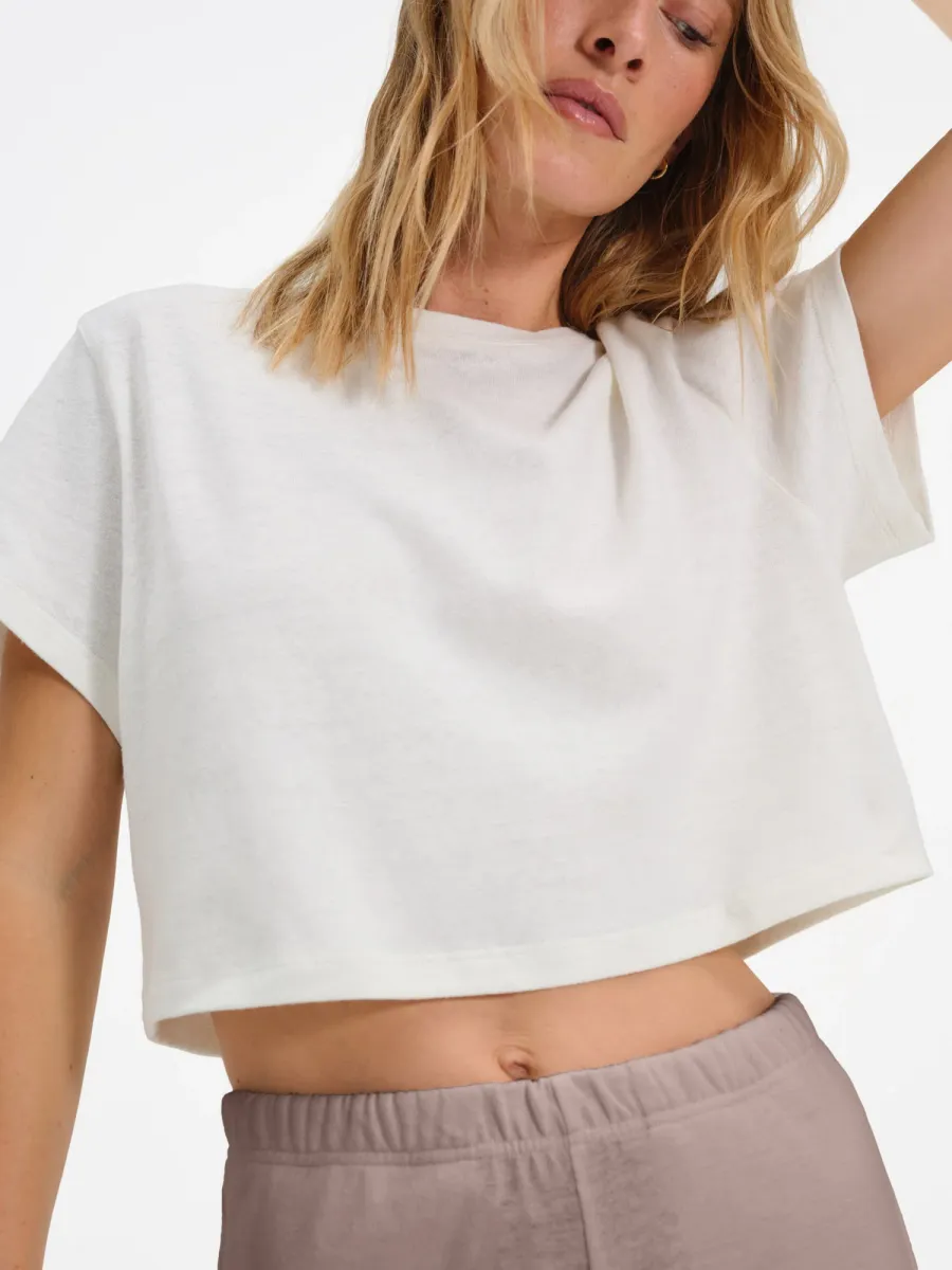 Regenerative Hemp Relaxed Crop Tee 7