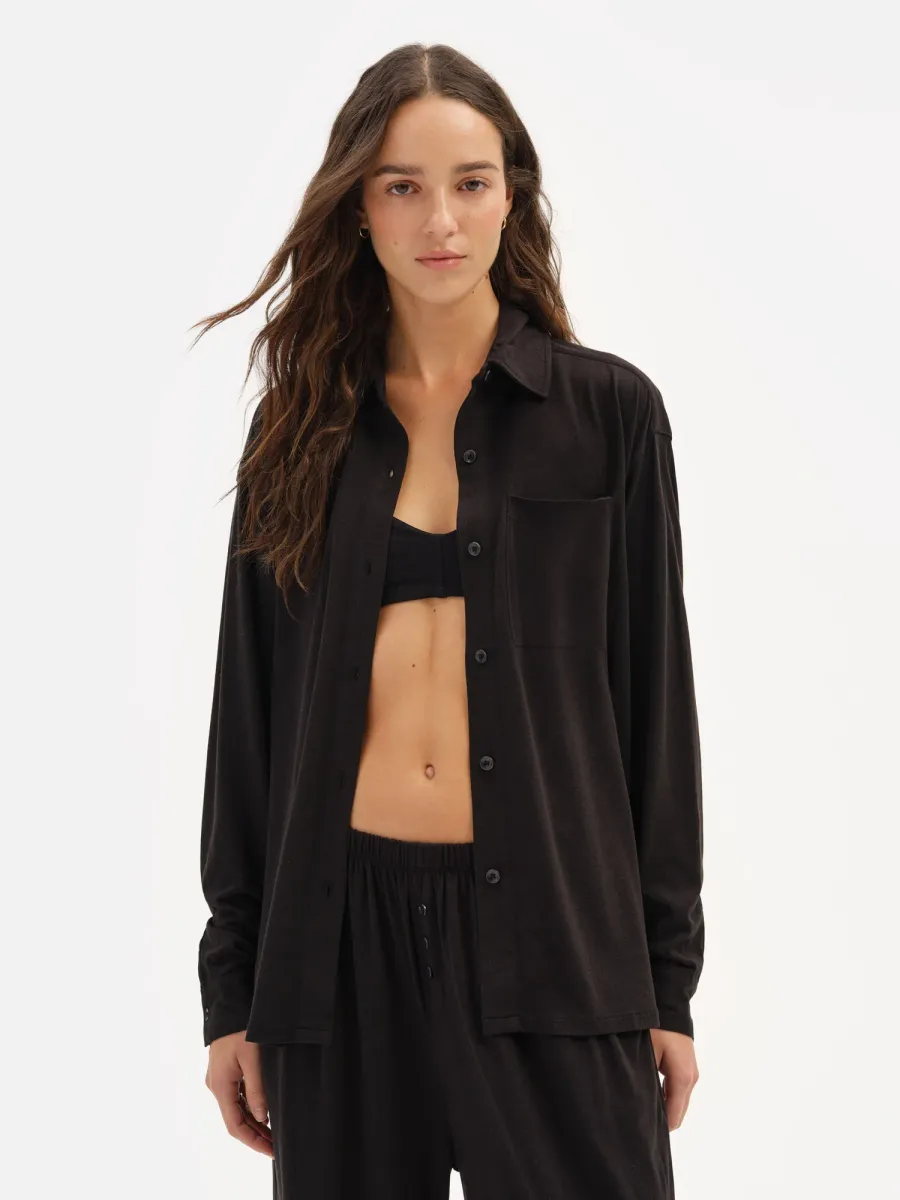 Tencel Sleep Button Down 2