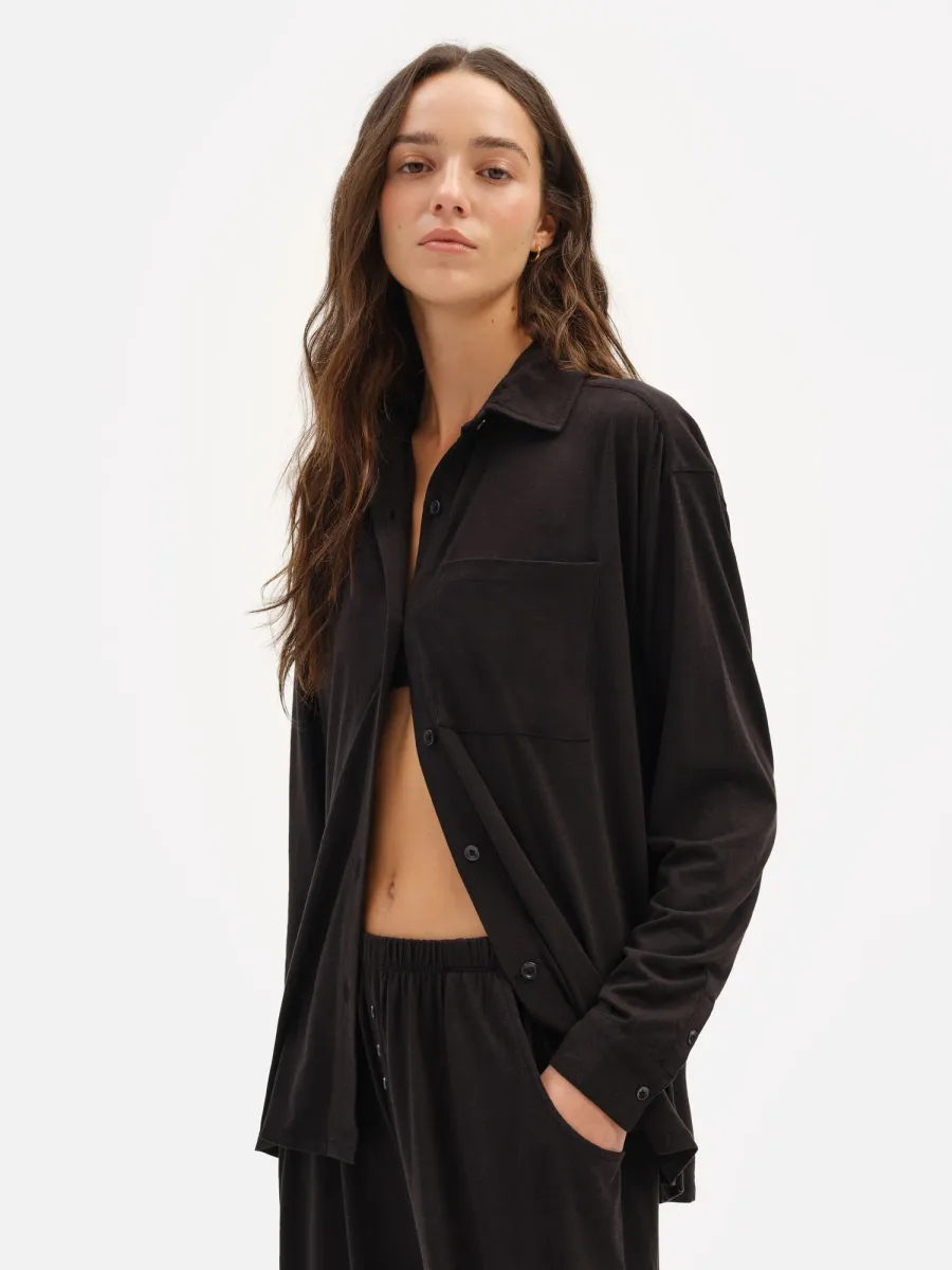 Tencel Sleep Button Down 4