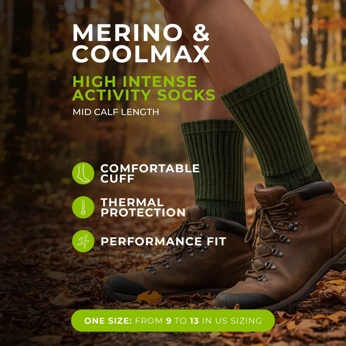Functional Coolmax® Hiking Socks for Men 2