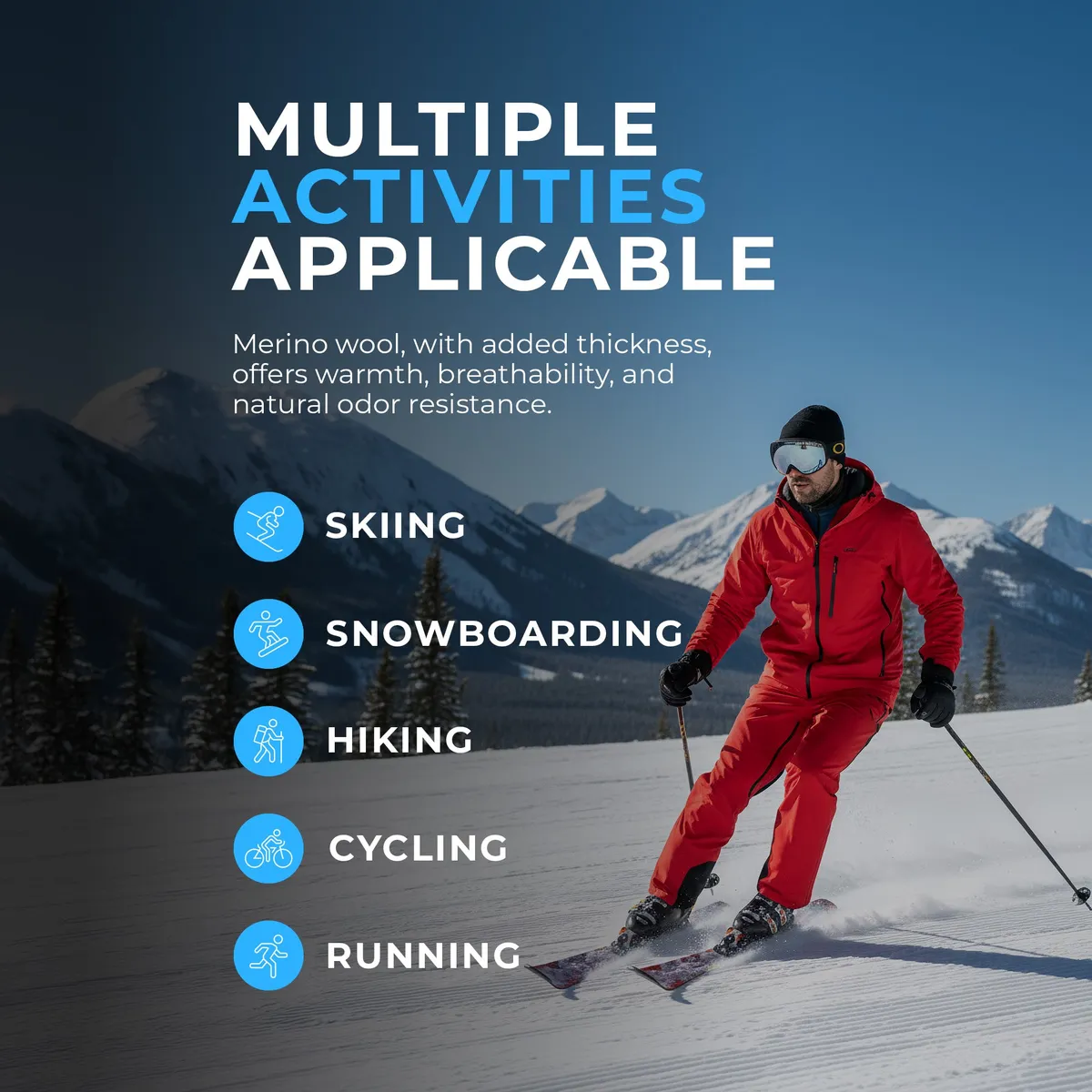 High Performance Ski Socks For Men 3