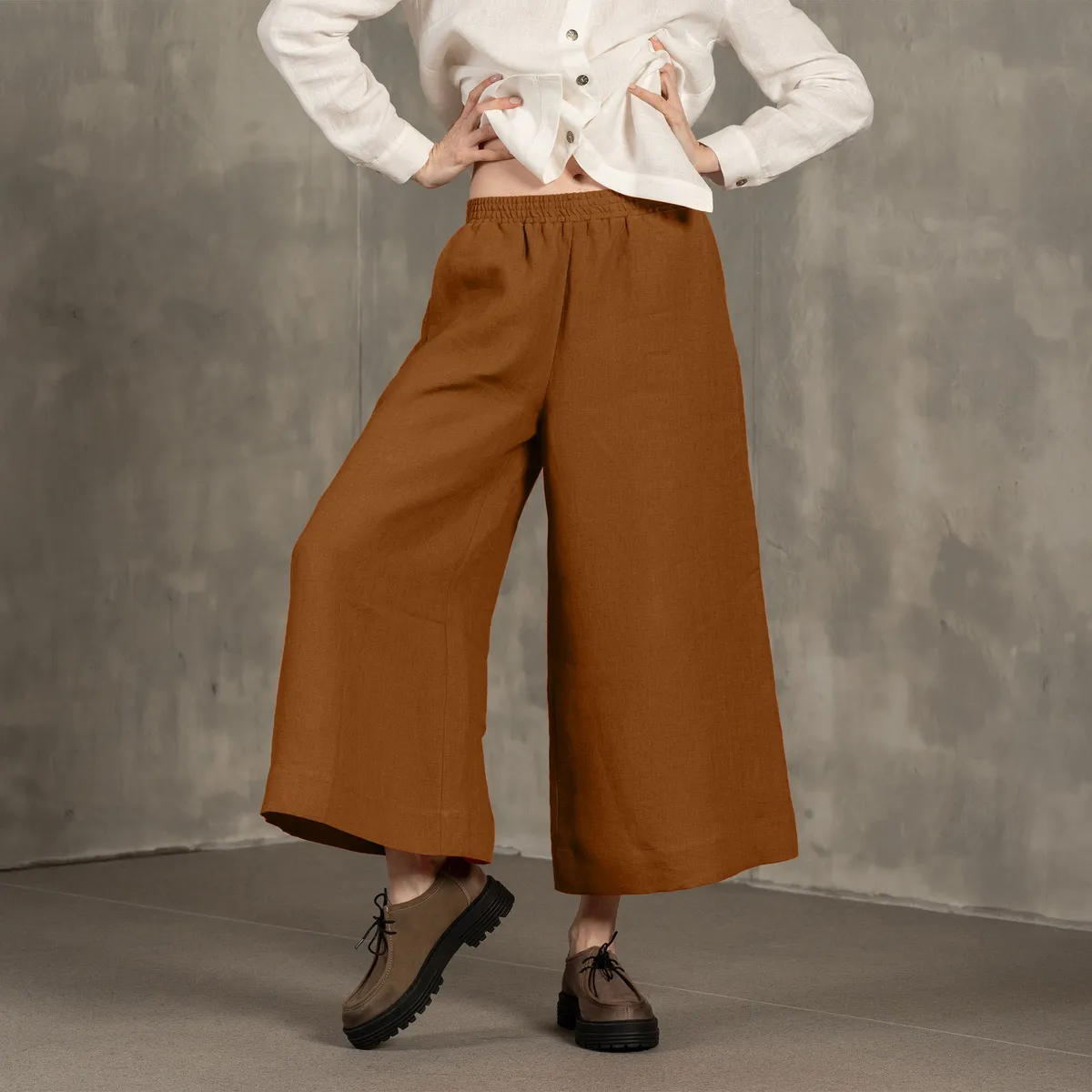 Linen Culottes Lana 11