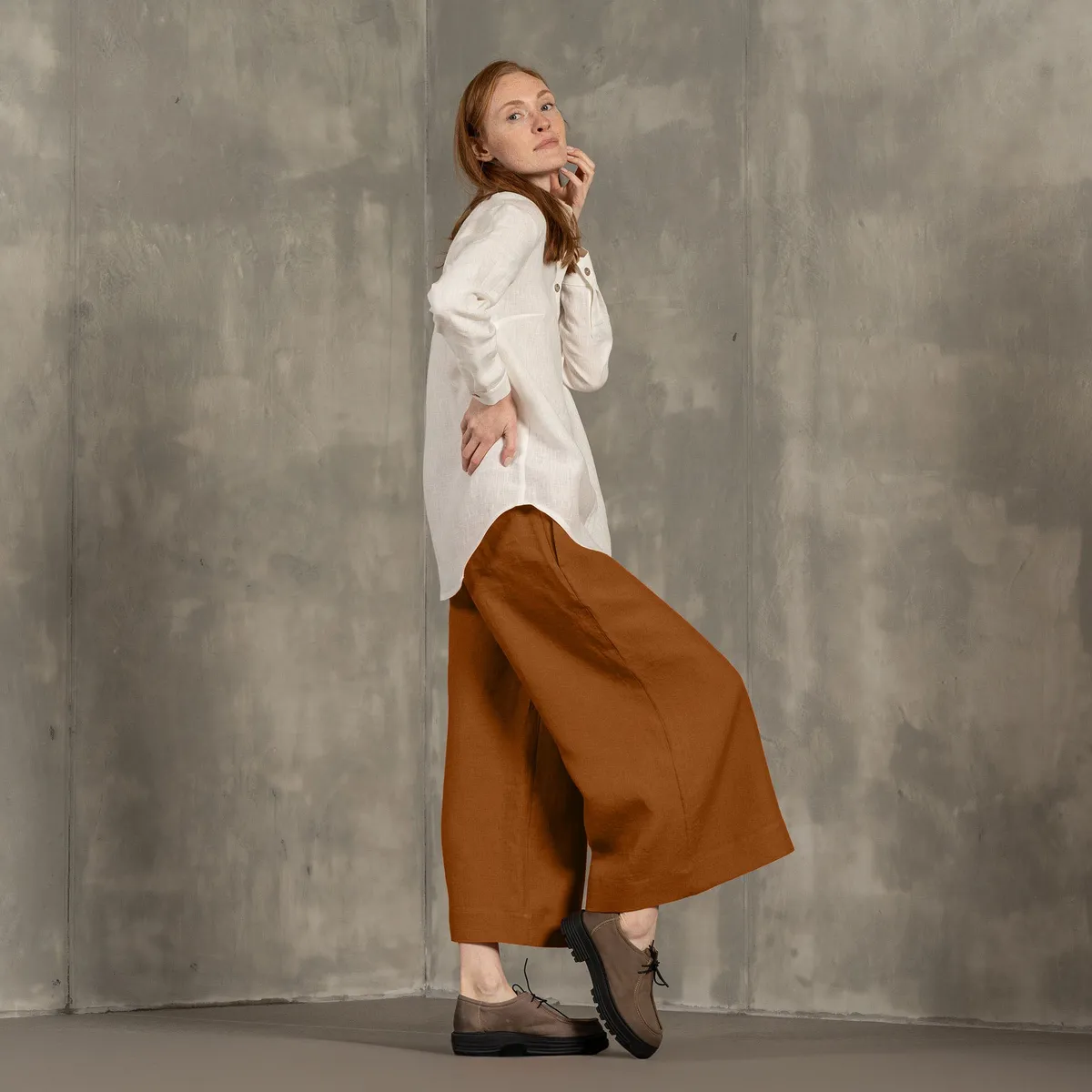 Linen Culottes Lana 12