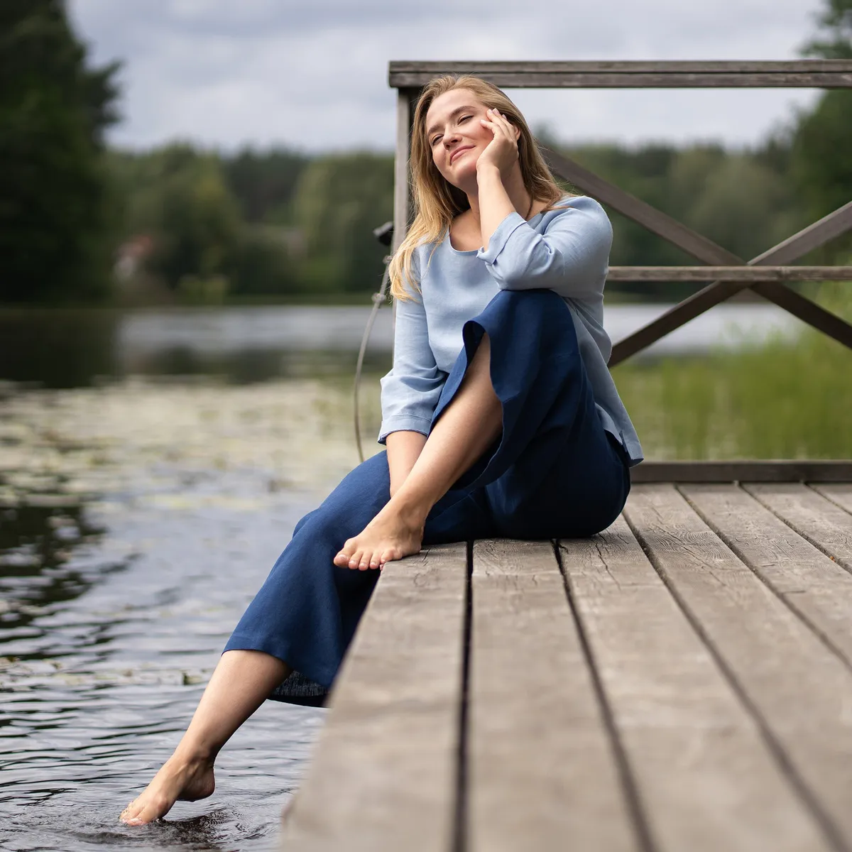 Linen Culottes Lana 3